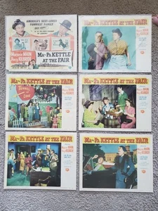 MA & PA KETTLE AT THE FAIR Movie 1/2 Sheet Posters 1952 Universal Intl Set of 6 - Picture 1 of 16