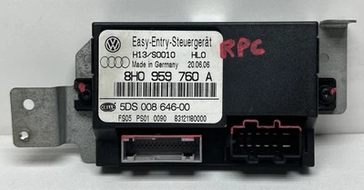 2003-2009 Audi A4 S4 Convertible OEM Memory Seat Control Module 8H0 959 760 OEM - Image 1 of 4