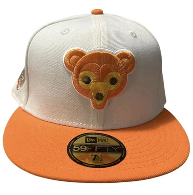 Chicago Cubs Chrome Orange Olive New Era 59FIFTY Fitted Hat - Image 1 of 4