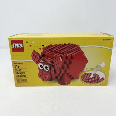 LEGO Miscellaneous: Piggy Coin Bank (40155) Red Money Desk Box - Image 1 of 4