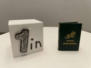 Night Before Christmas Barbara Raheb Puppenhaus 1:12 Miniatur 1981 #159 Buch - Bild 1 von 6