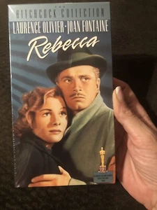 Rebecca Laurence Olivier und Joan Fontaine VHS fabrikversiegelt 1940 Hitchcock - Bild 1 von 4