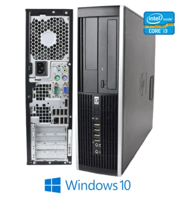 PC COMPUTER DESKTOP INTEL i3 PRO 4GB RAM DDR3 250 HDD WINDOWS 10 HP 8100 PRO - Imagen 1 de 3