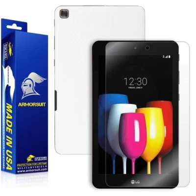 ArmorSuit MilitaryShield LG G Pad X2 8.0 Plus Screen Shield + White Carbon Skin - Image 1 of 4