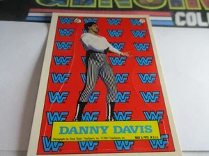 WWF Danny Davis Sticker Card 1985 - Picture 1 of 1