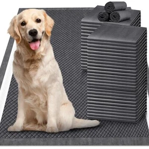 Gimars Upgrade Extra Large XXL Charcoal Pee Pads for Dogs - Thicken 9 Layers ... - Picture 1 of 6