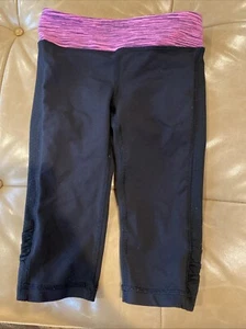 IVIVVA Girls Cropped Leggings Size 4 - Picture 1 of 5