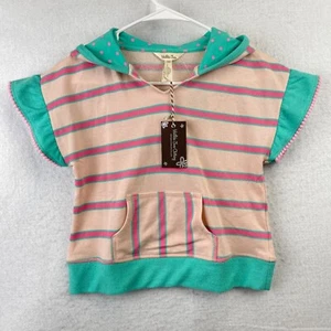 NWT Matilda Jane Top Girls 10 Enchanted Garden Hoodie Party Terry Hooded Ruffle - Picture 1 of 11
