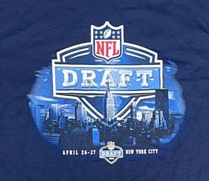 Vintage Reebok 2008 NFL Navy Draft T-Shirt (Sizes: L,XL, & 2XL) NEW - Picture 1 of 2