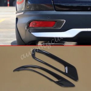 For Honda CR-V 2020-2022 Carbon Fiber Rear Fog Light Bumper Cover Trim Accessory - Picture 1 of 5