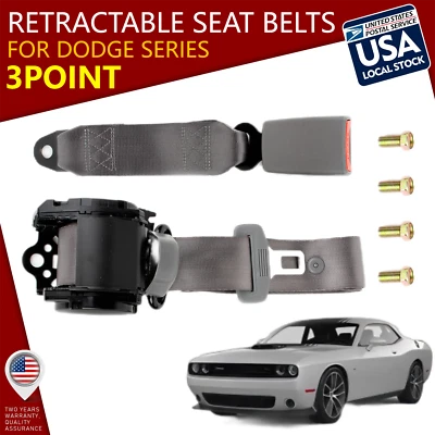 Cinturón de seguridad ajustable retráctil de 140"" y 3 puntos para camioneta Dodge Ram 1500 1999-2003 Foto 1 de 4
