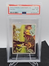 Faces (Rod Stewart) 1972 Panini Cantanti #248 Rock & Roll HOF - PSA 8