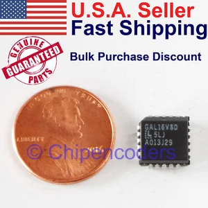 1/5/10Pcs Lattice GAL16V8D-5LJ GAL E²CMOS PLD Generic Array Logic PLCC-20 SMD - Picture 1 of 8