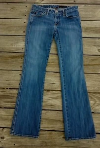 AG Adriano Goldschmied Sz 28 R Slim 28" x 33" Boot Med Wash Womens Jeans - Picture 1 of 9