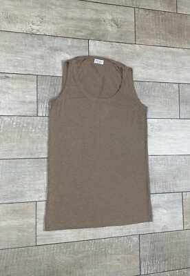 Blusa/tanque feminino Brunello Cucinelli gola redonda algodão sem mangas tamanho M - Imagem 1 de 4