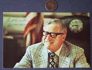 Indiana Governor Otis R. Bowen AUTOGRAPHED hand signed 1976 campaign postcard -- - Picture 1 of 1