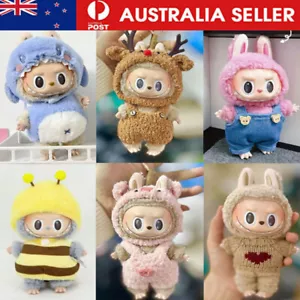 Clothes Only 15cm Pendant Blind Box Macaron Cloth Labubu Filled Doll Accessories - Picture 1 of 24