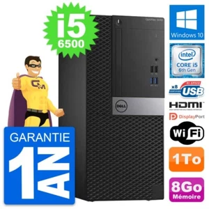 PC tour DELL OptiPlex 3040 Intel i5-6500 RAM 8Go Scheibe 1To HDMI Windows 10 - Bild 1 von 7