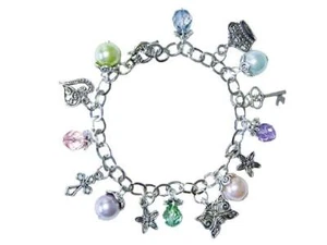 CYNTHIA LYNN ""AUFERSTEHUNG"" RHODIUM SILBER CHRISTLICHES KREUZ OSTERN CHARM ARMBAND - Bild 1 von 1