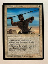 ICATIAN JAVELINEERS - EDWARD P. BEARD Fallen Empires Magic The Gathering MTG