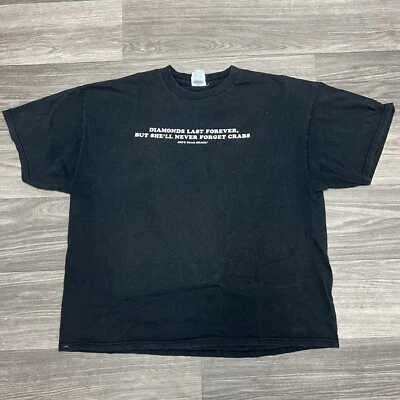 Camisa de parodia sexual ETS para hombre 2XL XL negra comedia decir texto meme Joe Crab Shack Foto 1 de 4