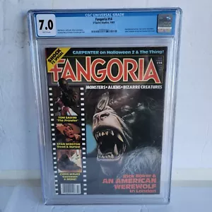 FANGORIA 14 CGC 7.0/American Werewolf in London/Starlog/Vintage/Horror/OOP - Picture 1 of 5