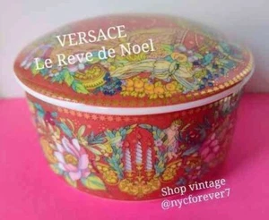 VERSACE Le Reve de Noel Putti Cherubs Floral Trinket Jewelry Box Rosenthal - Picture 1 of 22