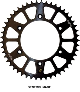 Works Triplestar Rear Alum Sprocket Black 53T OFFROAD for KTM 450 SMR 2008-2012 - Picture 1 of 3