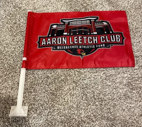 Illinois State University Weisbecker Athletic Fund Aaron Leetch Club Car Flag Cover