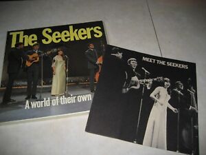 THE SEEKERS, A WORLD OF THEIR OWN, LOT DE 5 VINYLES 12 pouces LPS