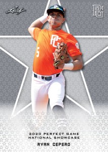 10-Count Lot Ryan Cepero 2020 Leaf Perfect Game NIKE All-American Rookies