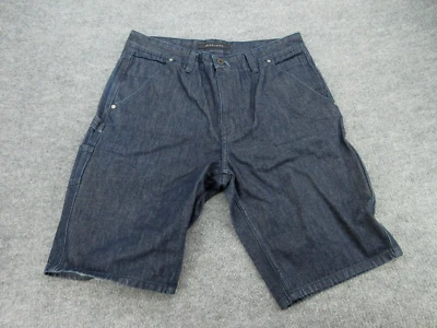 Sean John Shorts Adult 36 Blue Carpenter Dark Wash Streetwear Mens (Act. 36x12) - Image 1 of 4