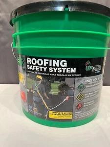 Werner K211201 UpGear Roofing Safety System with Harness Lifeline Roof Anchor VG - Picture 1 of 11