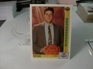 1991-92 Upper Deck Basketball #8a - Rich King DPK, RC Seattle SuperSonics 91-517 - Picture 1 of 2