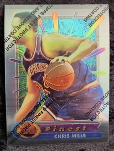 Chris Mills #98 Topps Finest 1994-95 - con revestimiento protector - como nuevo - Imagen 1 de 2