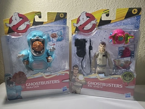 Muncher, RAY Stantz Ghostbusters Afterlife Set Of 2 Figures Fright Features Cover