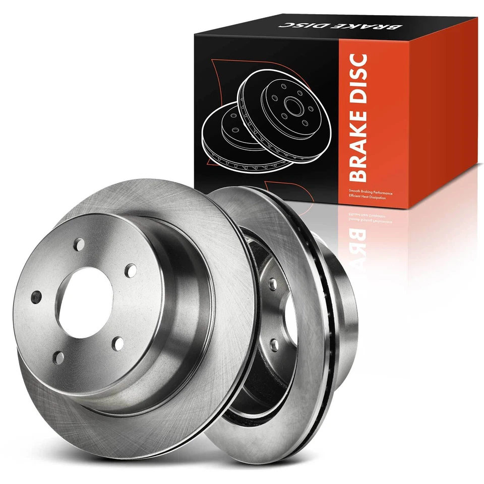 2x Rotores de freno de disco traseros para Chevrolet Blazer S10 GMC Jimmy Sonoma Isuzu Olds Foto 1 de 4