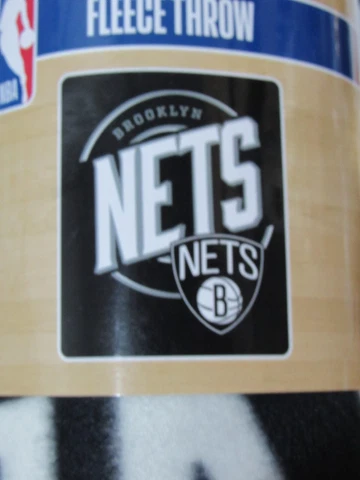 MLB Brooklyn Nets Rolled Fleece Blanket 50" by 60" Style Called Campaign Cover