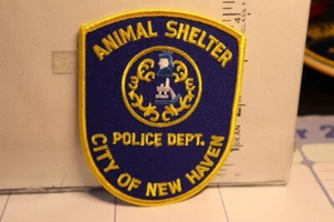 police patch  NEW HAVEN POLICE CONNECTICUT ANIMAL SHELTER - Picture 1 of 1