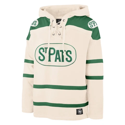 Toronto Maple Leafs '47 Superior ST. Pattys Day Hoodie Sweatshirt Size Small Cover