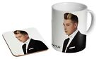 John Newman White - Coffee / Tea Mug And Coaster Gift Set