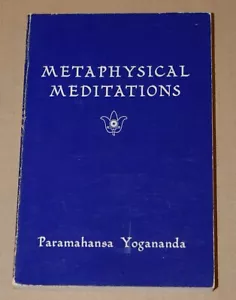 METAPHYSICAL MEDITATIONS By Paramahansa Yogananda NICE Condition 1971 - Picture 1 of 7