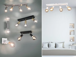 Deckenspots Retro Look Metall Innen Küchendeckenlampen Wandstrahler Industrial - Bild 1 von 31