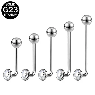 1Pc 14g Titanium Steel Christina Piercing VCH Piercing for Women Genital Jewelry - Image 1 of 4