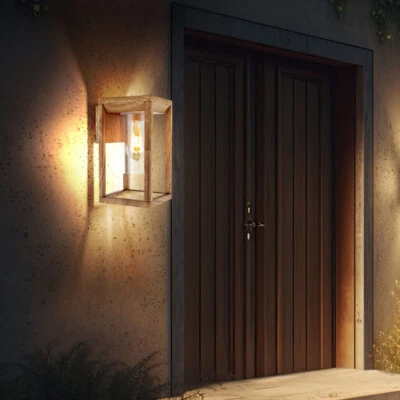 Außenlampe Wandleuchte Hauswandleuchte Balkonleuchte Filament LED Hauswandlampe - Bild 1 von 4