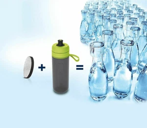 BRITA _X1- fill&go Aktive Wasserfilterflasche 0,6L1 MicroDisc Filter - Kalk_ - Bild 1 von 3