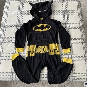 Lego Batman Zip Up Hooded One piece Pajamas Size Small Costume - Picture 1 of 2
