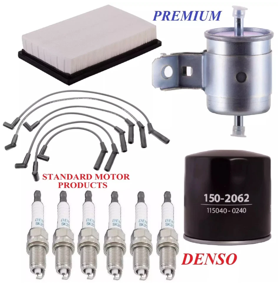 Tune Up Kit Filters Wire Spark Plugs For DODGE GRAND CARAVAN V6 3.3L 1991-1995 - Изображение 1 из 1