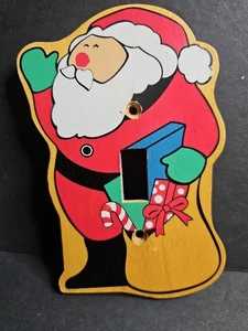 Cubierta de placa de interruptor de luz Santa estándar interruptor único contemporáneo  - Imagen 1 de 6