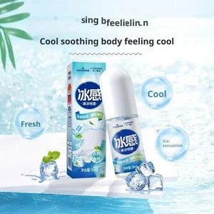 Spray ghiaccio menta anti-calore estivo 50ml per dissipare calore e alleviare gh7e - Foto 1 di 8